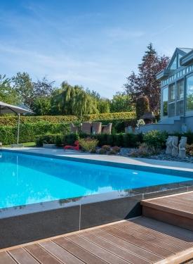 Récompensé avec l'or pour cette réalisation Piscine Ondine