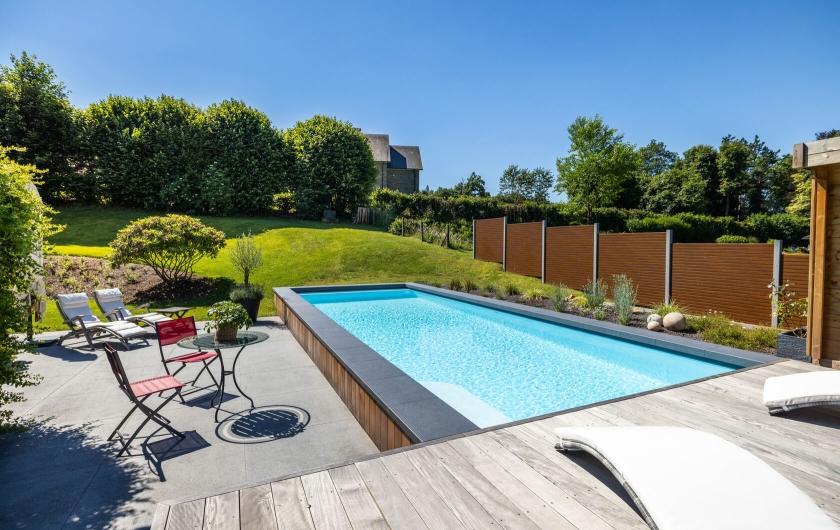 terrain complexe pente piscine voisin belgique