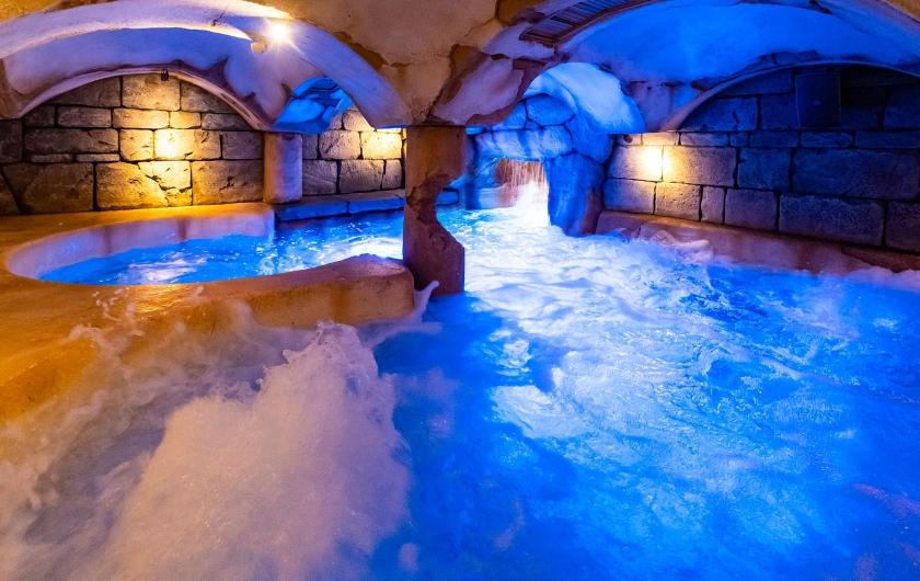 Bain bulles et éclairage Led